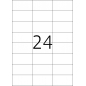 Etikete 70x37 A4/24 1/100 bela Herma