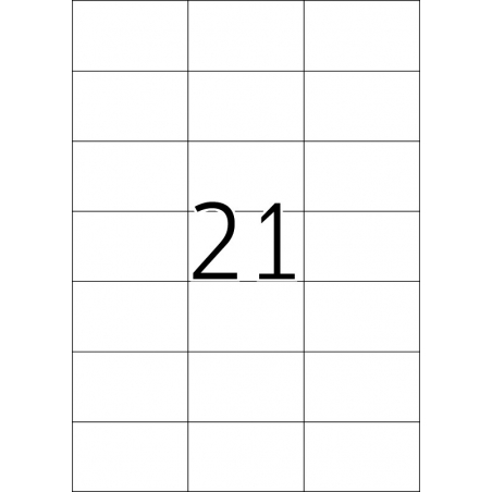 Etikete 70X42,3 A4/21 1/100 bela Herma