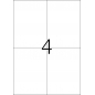 Etikete 105X148 A4/4 1/100 bela Herma
