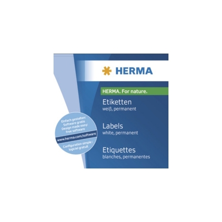 Etikete 105x42 A4/14 1/25 removable Herma