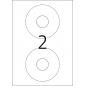 Etikete TOPSTICK za CD 117mm A4/2 1/100 Herma