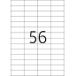 Etikete TOPSTICK 52,5X21,2 A4/56 1/100 Herma