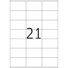 Etikete TOPSTICK 70X41 A4/21 1/100 Herma