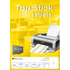 Etikete TOPSTICK 200X297 A4/1 1/100 Herma