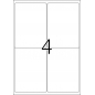 Outdoor etikete 99,1x139 A4 1/10 bela Herma