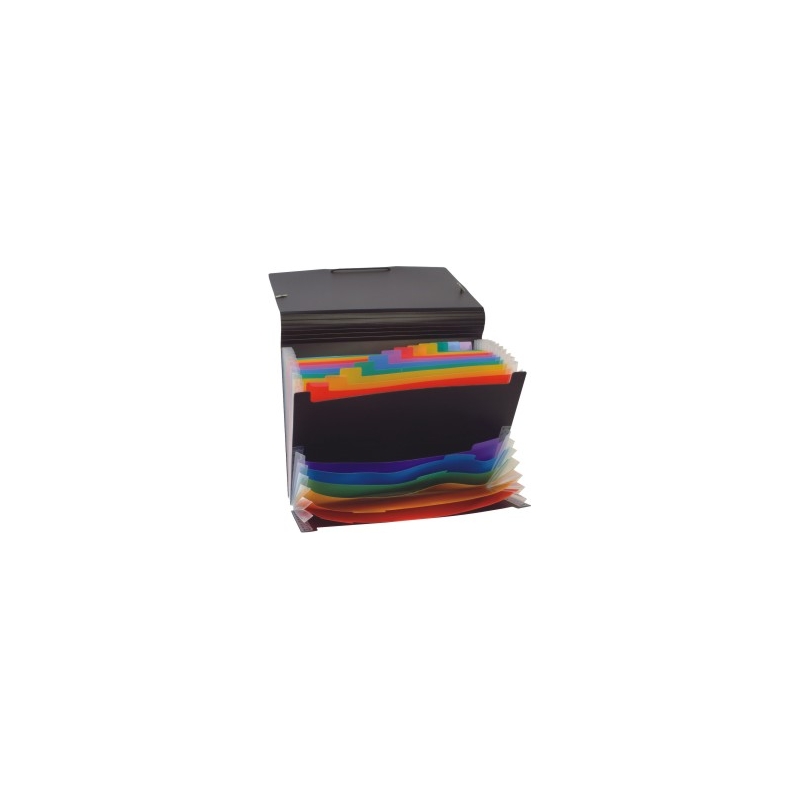 Expanding organizer sa 12 + 6 pregrada Rainbow Class Viquel