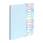 PVC Organiser sa 12 pregrada i gumicom Rainbow Pastel Viquel sortirano