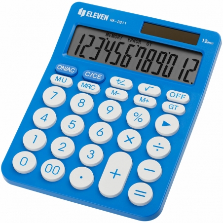 Stoni kalkulator u boji Eleven RK-2311, 12 cifara Eleven plava