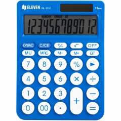 Stoni kalkulator u boji Eleven RK-2311, 12 cifara Eleven plava