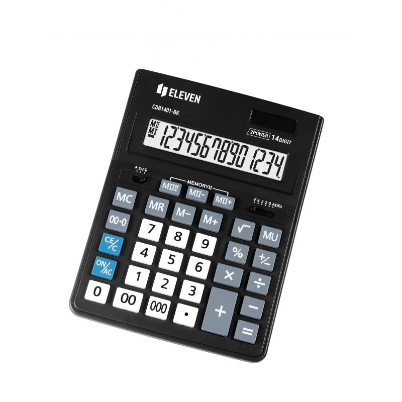 Stoni poslovni kalkulator Eleven CDB-1401-BK, 14 cifara Eleven