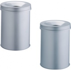 Metalna korpa za otpatke protivpožarna 15l, Jalema - Djois Jalema crna