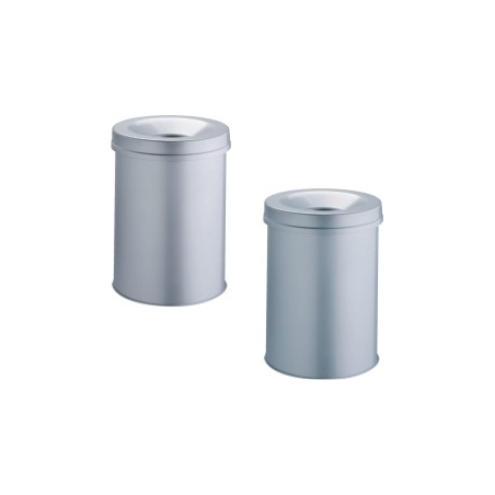 Metalna korpa za otpatke protivpožarna 15l, Jalema - Djois Jalema crna