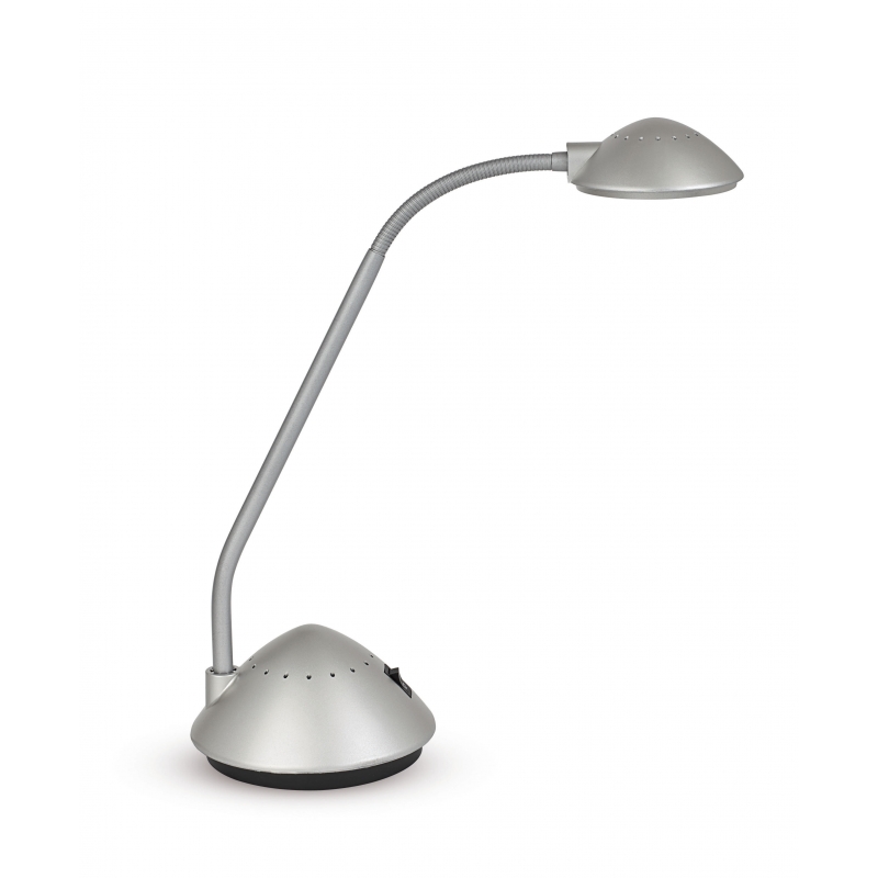 Stona lampa LED MAUL "arc" MAUL srebrna