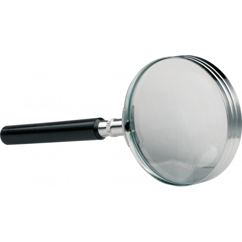 Lupa sa metalnim okvirom, 5x uvećanje, 65mm prečnik Alco