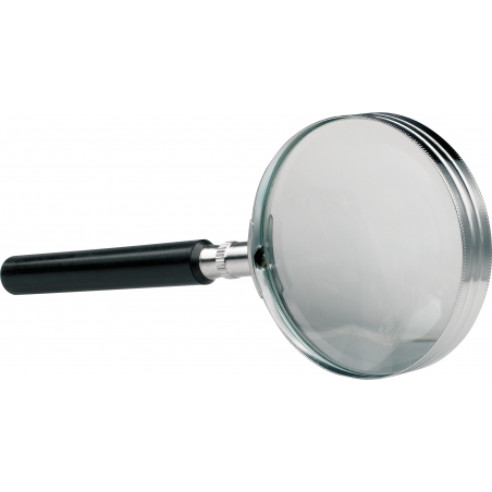 Lupa sa metalnim okvirom, 5x uvećanje, 65mm prečnik Alco