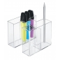 Stoni set BRAVO H standard, 5 odeljaka, uklopivi Han transparent