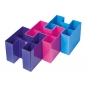 Stoni set BRAVO H standard, 5 odeljaka, uklopivi Han transparent