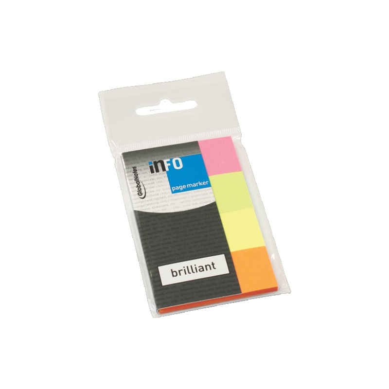 Page Marker Brilliant, 20x50mm, 4x40 listića  Info Notes
