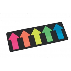 Page Marker šira strelica 25x45 mm, 5 boja brilliant, 100 listića Info Notes
