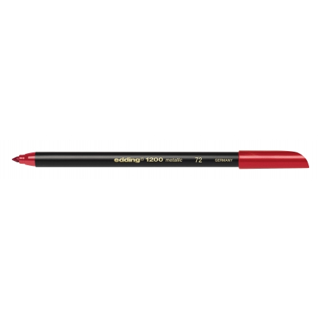 Flomasteri E-1200 1-3mm metalik Edding crvena