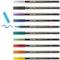 Brush flomasteri E-1340, 1-6 mm glitter set 1/10 Edding sortirano
