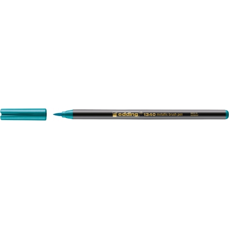 Brush flomasteri E-1340, 1-6 mm metalik Edding zelena