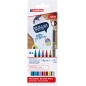 Brush flomasteri E-1340, 1-6 mm metalik set 1/6 Edding sortirano