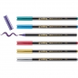 Brush flomasteri E-1340, 1-6 mm metalik set 1/6 Edding sortirano