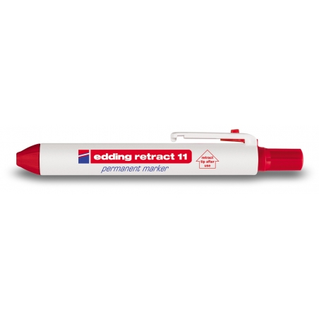 Permanent marker E-11 Retract 1,5-3mm Edding crvena
