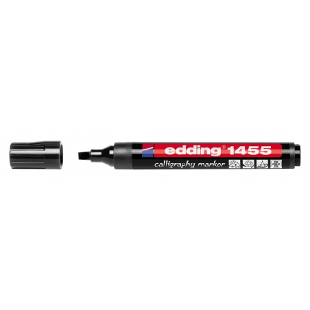 Permanent kaligrafski marker E-1455 1-5mm Edding crna