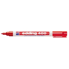 Marker permanent E-400 1mm Edding crvena