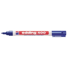 Marker permanent E-400 1mm Edding plava