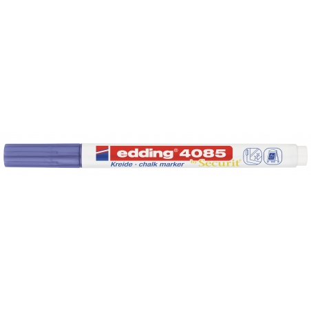 Marker za staklo CHALK MARKER E-4085 1-2mm metalik Edding ljubičasta