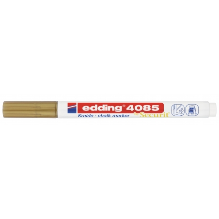 Marker za staklo CHALK MARKER E-4085 1-2mm standard Edding zlatna