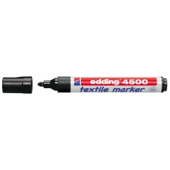 Vodootporni marker T-SHIRT E-4500 2-3mm Edding crna