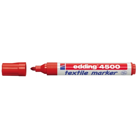 Vodootporni marker T-SHIRT E-4500 2-3mm Edding crvena