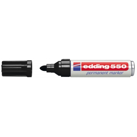 Marker permanent E-550 3-4mm Edding crna