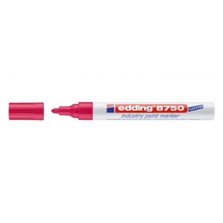 Industrijski paint marker E-8750 2-4mm Edding crvena