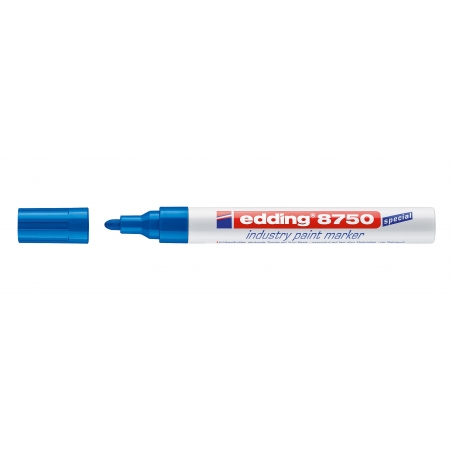 Industrijski paint marker E-8750 2-4mm Edding plava