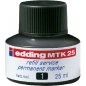 Refil za permanent markere E-MTK 25, 25ml Edding crna