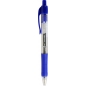 Gel roler GP110202 sa push mehanizmom 0,7 mm, gumeni grip A Plus plava
