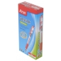 Gel roler 0,6 mm sa gumenim gripom GA108900 A Plus crvena