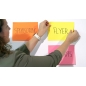 Samolepljivi blok za sastanke 200x150mm, 4x50 listova, brillant mix Info Notes