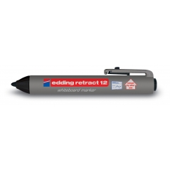 Marker za belu tablu E-12 Retract 1,5-3mm Edding crna