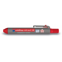 Marker za belu tablu E-12 Retract 1,5-3mm Edding crvena