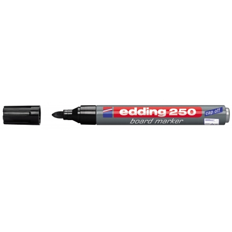Marker za belu tablu 250 1,5-3mm, cap-off Edding crna