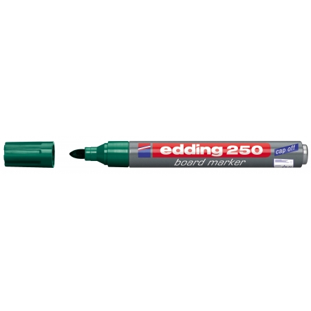 Marker za belu tablu 250 1,5-3mm, cap-off Edding zelena