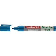 Marker za belu tablu E-28 1,5-3mm EcoLine, zaobljeni Edding plava