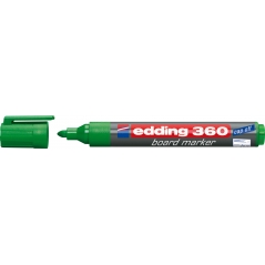 Marker za belu tablu 360 1,5-3mm, zaobljeni Edding zelena