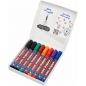 Marker za belu tablu 360 1,5-3mm, zaobljeni, set 1/8 Edding sortirano